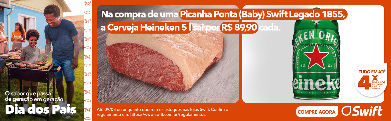 Picanha mais Heineken