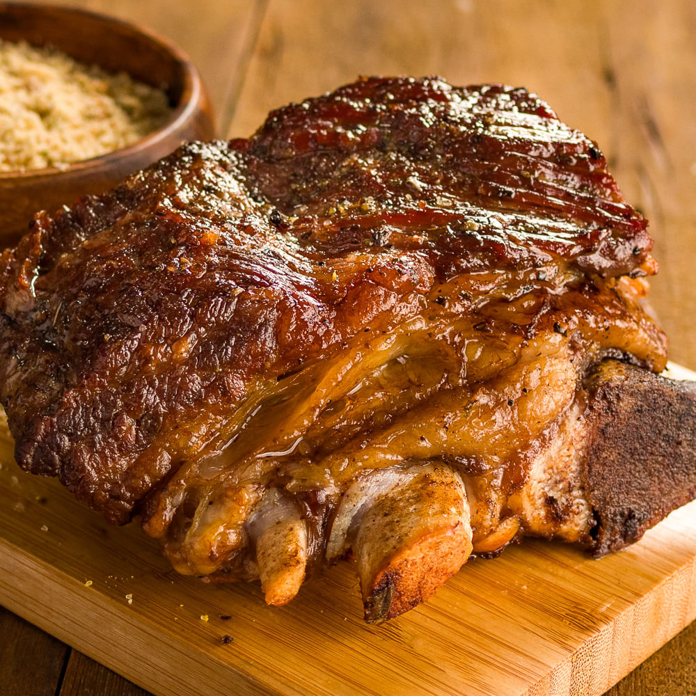 Receita de Costela bafo com farofa