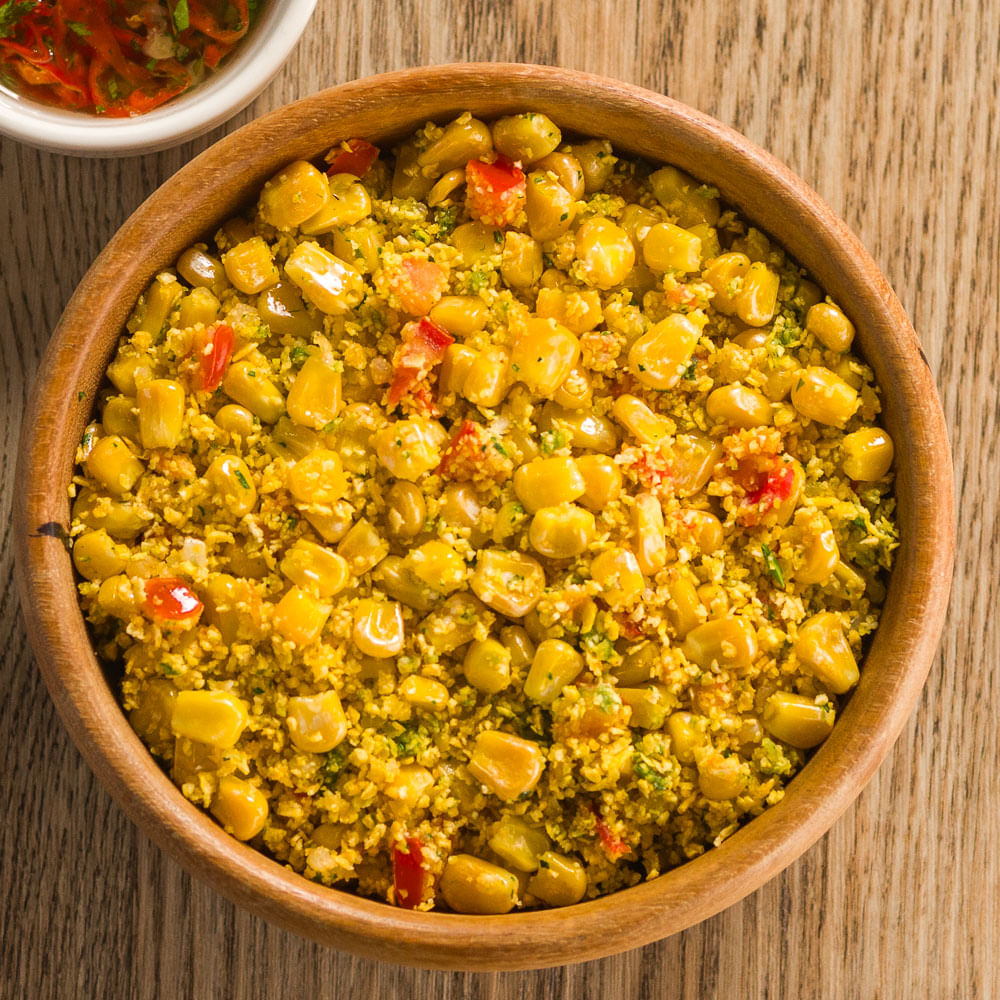 Receita de Farofa de milho