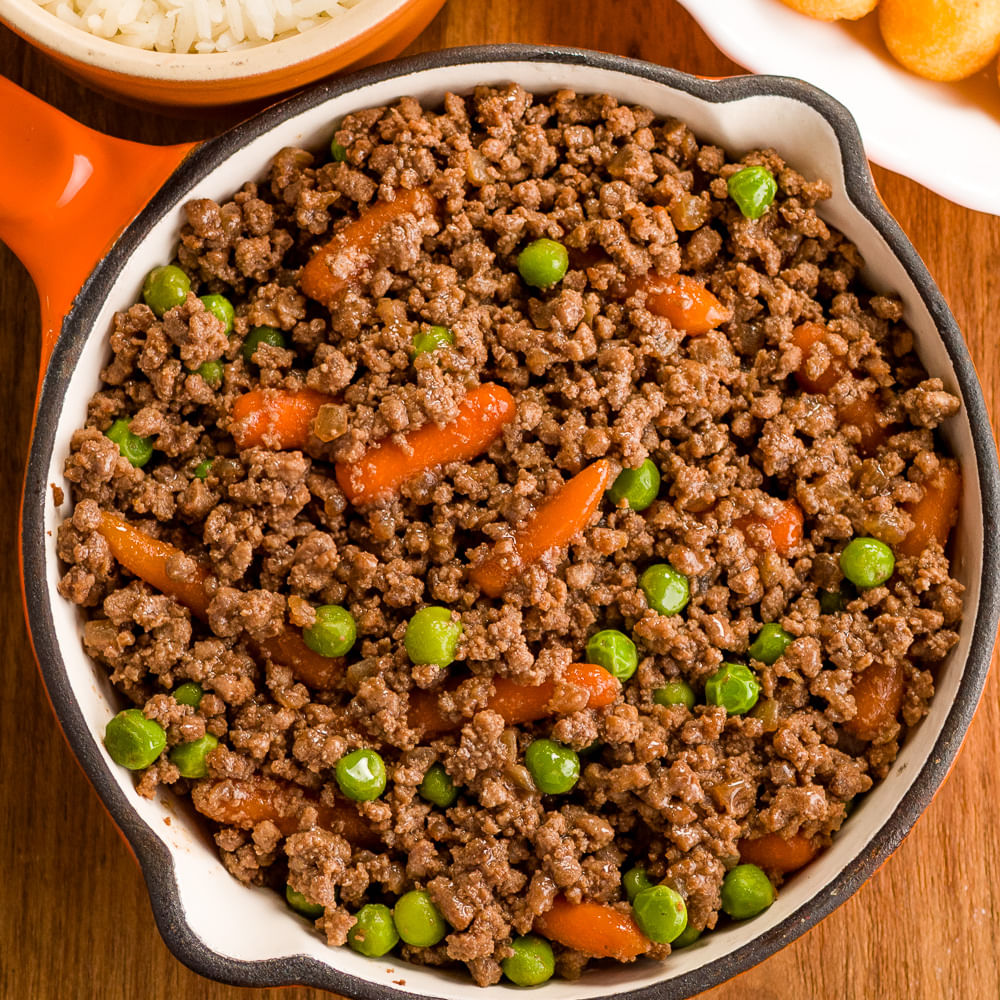 Receita de Carne moída com pimentão