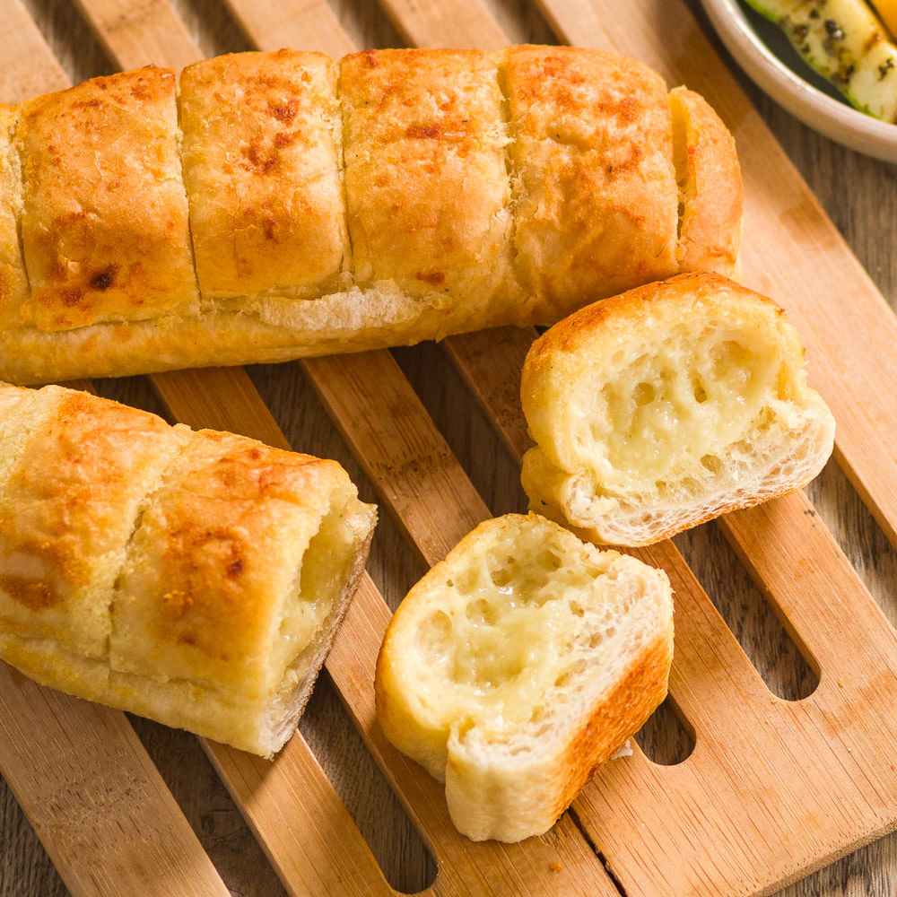 Receita de Pão de alho com Bife de Chorizo