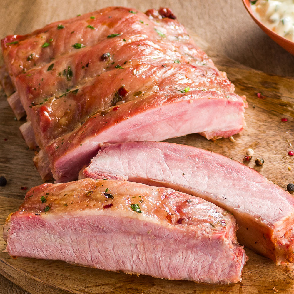 Receita de Costela Suína com Salada de Ovos