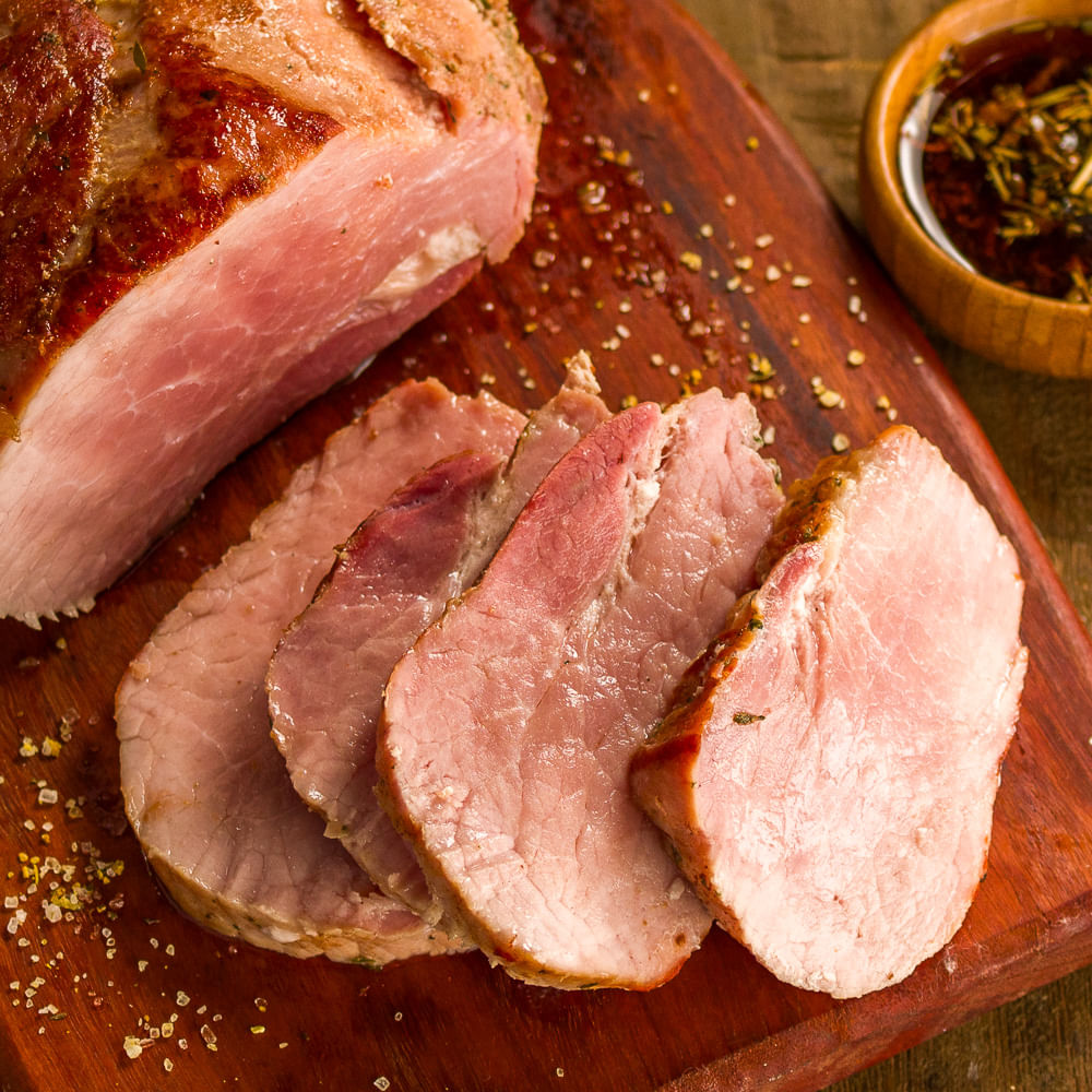 Receita de Pernil Suíno assado com Molho de Ervas