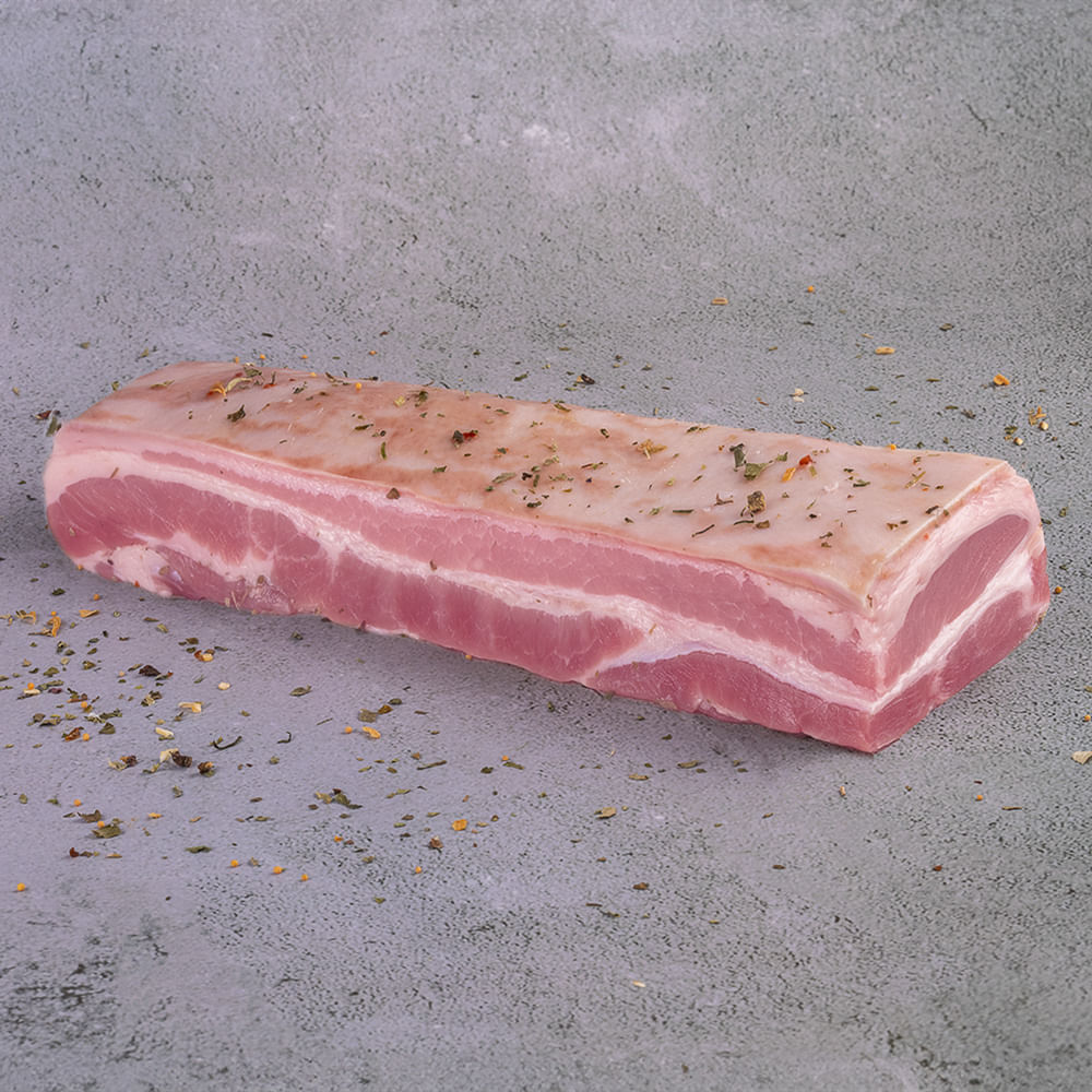 Receita de Panceta suína com farofa