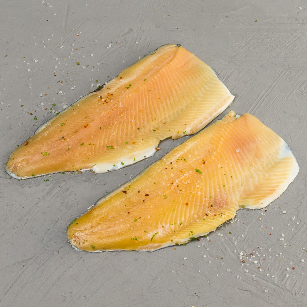 Receita de Truta no vapor com azeite de ervas e purê de brócolis