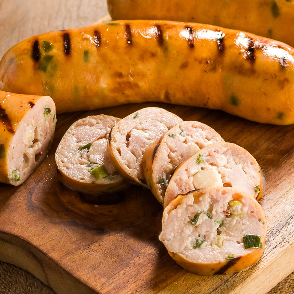 Receita de Linguiça Cuiabana de Frango na Brasa