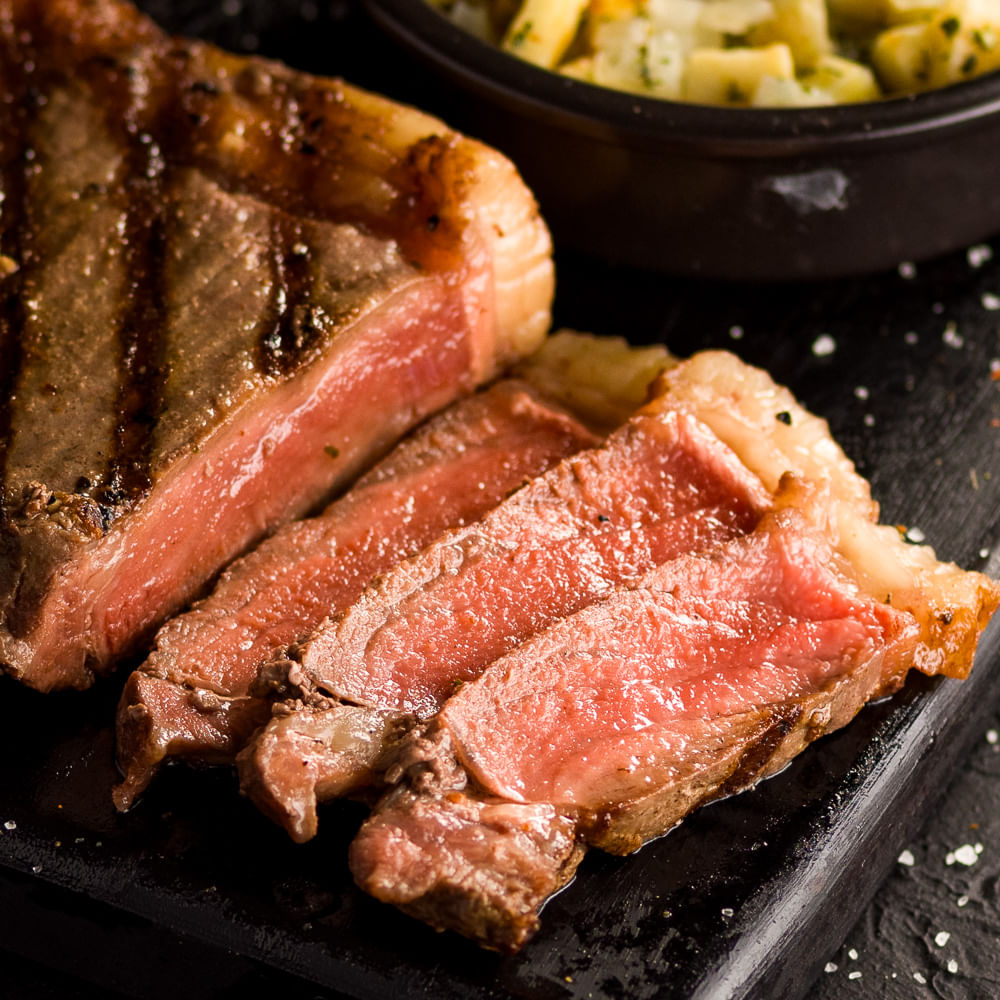 Receita de Bife de chorizo Wagyu com coleslaw