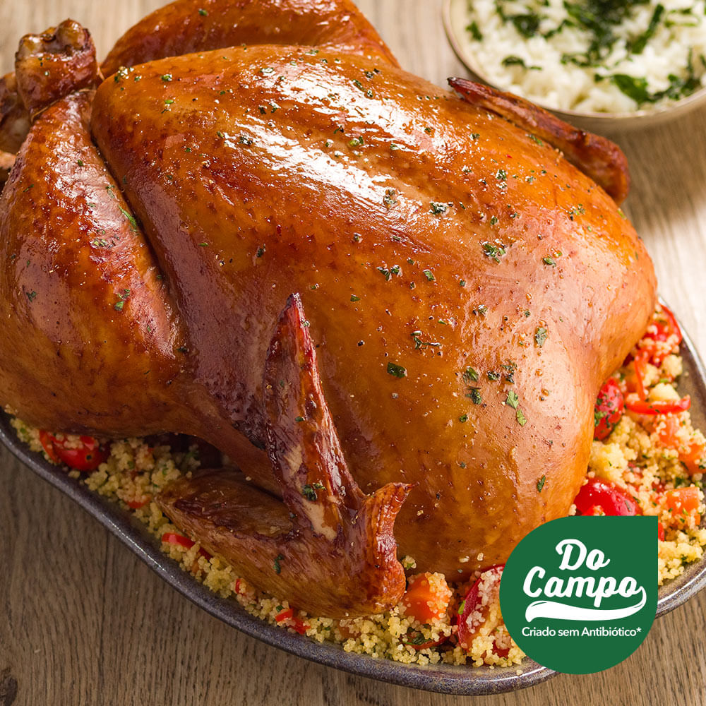 Receita de Frango Assado com Cuscuz Marroquino