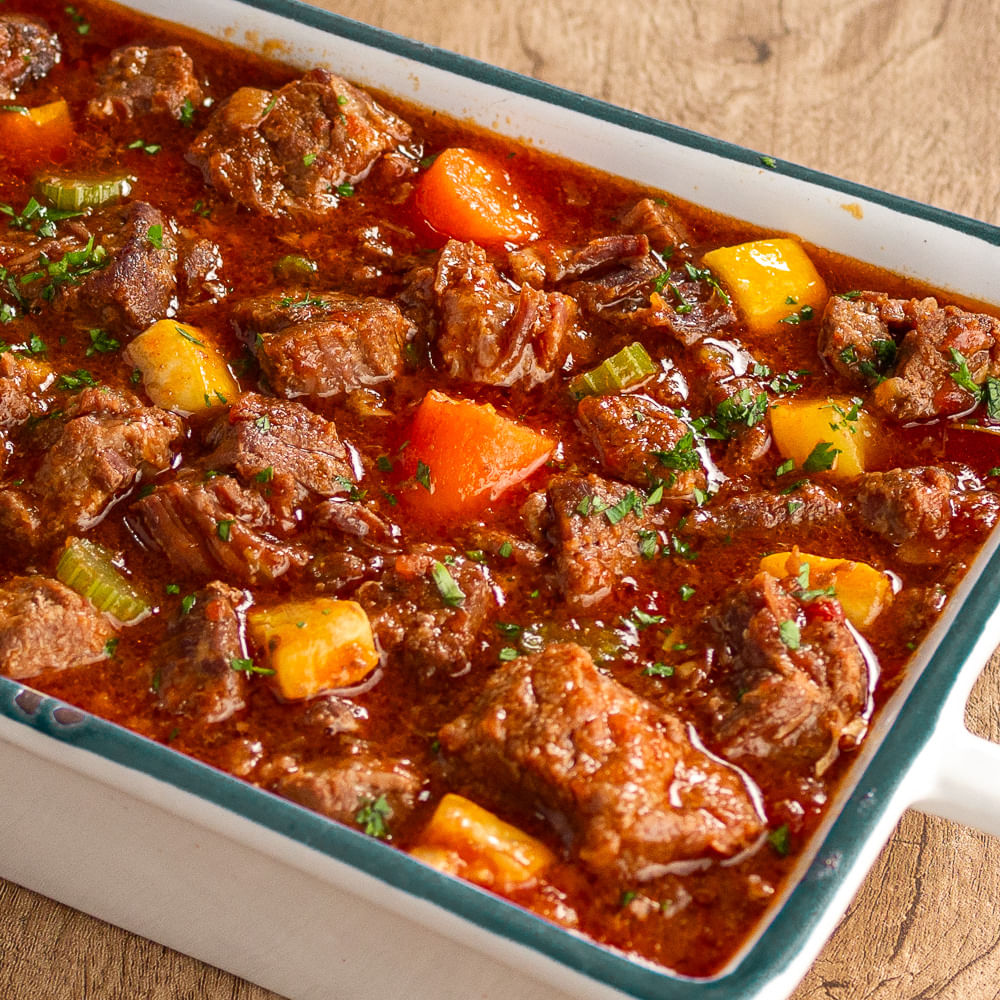 Receita de Ensopado de Costela com Abobrinha e Cenoura