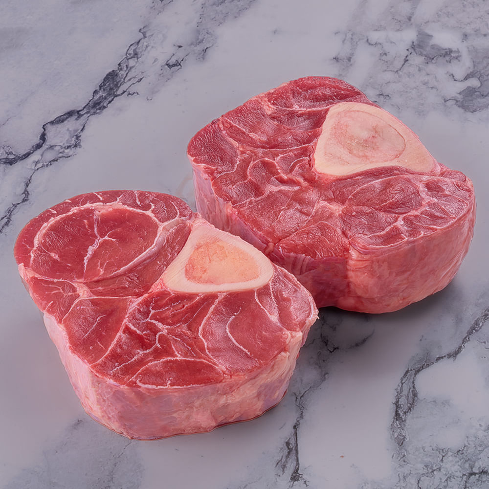 Receita de Ossobuco ao sugo com Espinafre e Champignon.