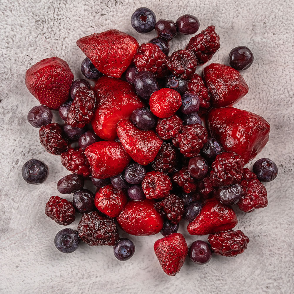 Receita de Smoothie de Frutas Vermelhas