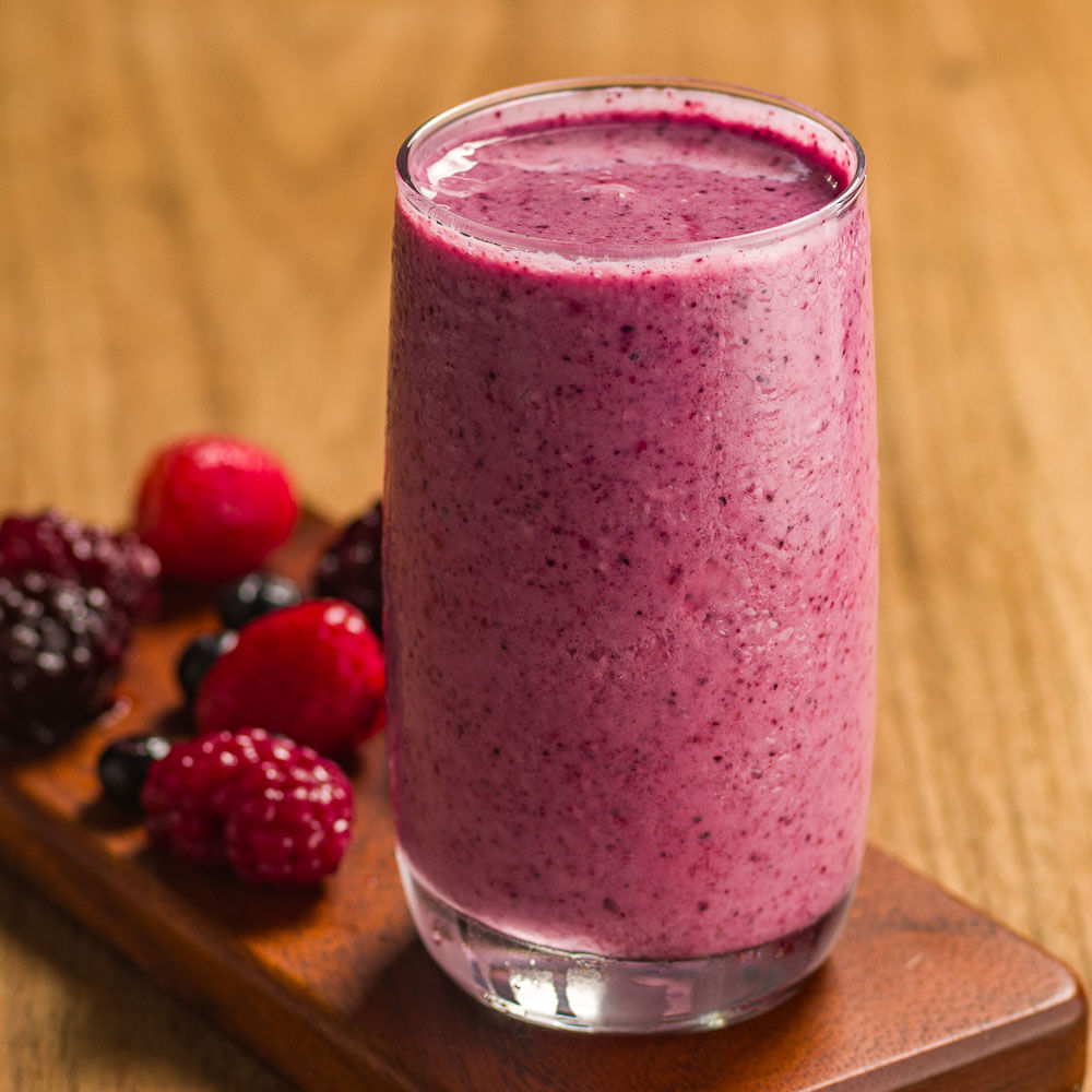 Receita de Smoothie de Frutas Vermelhas