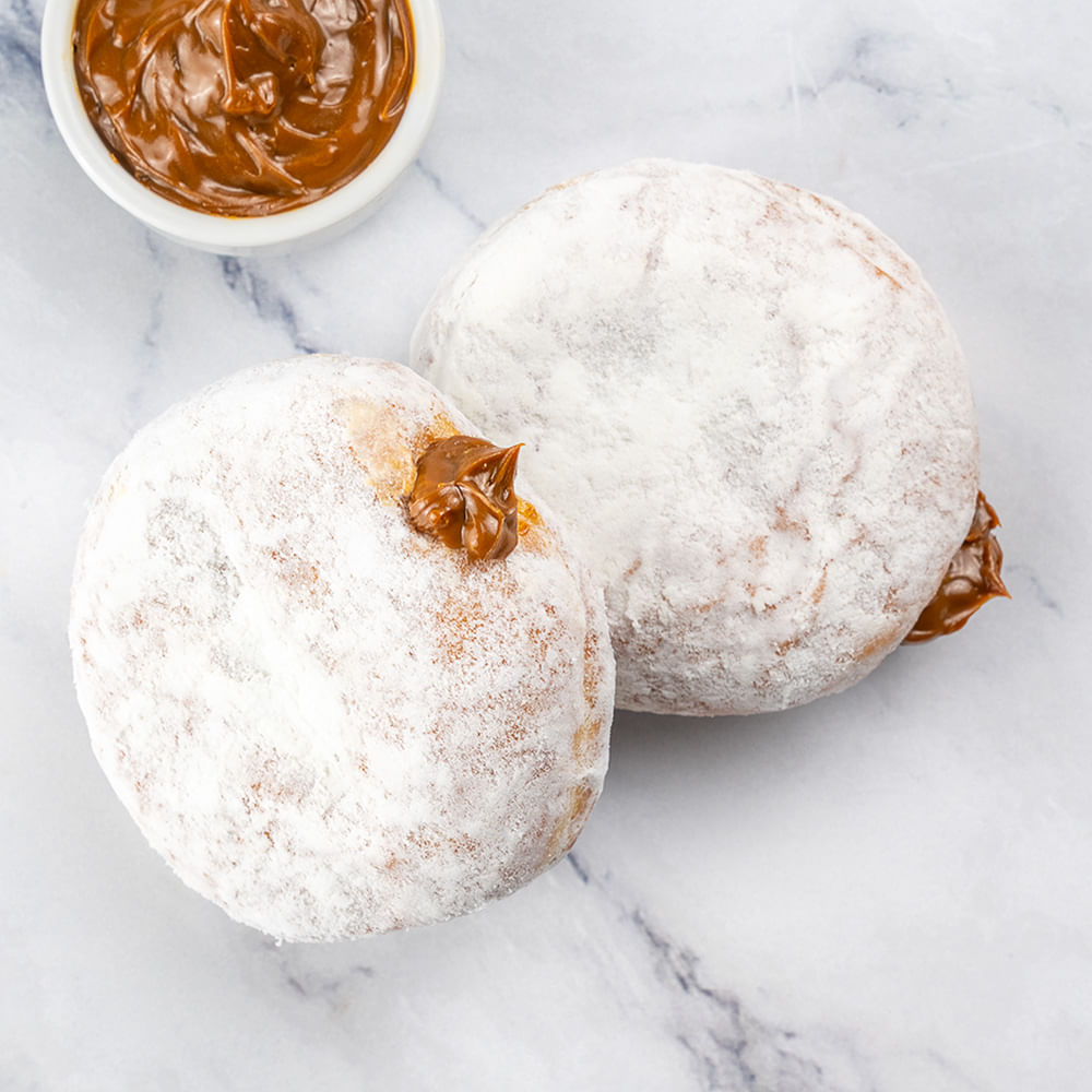 Receita de Donuts de Doce de Leite com Chocolate quente com Cardamomo