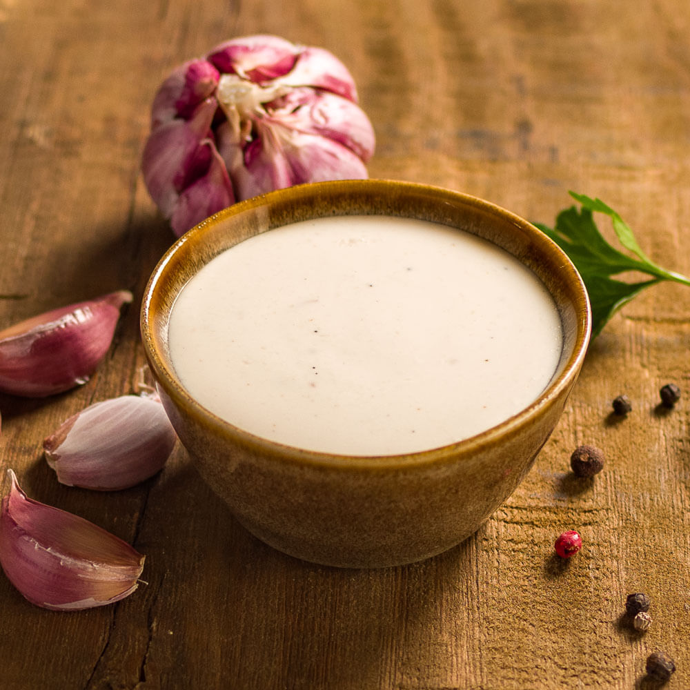 Receita de Molho de Alho Cremoso