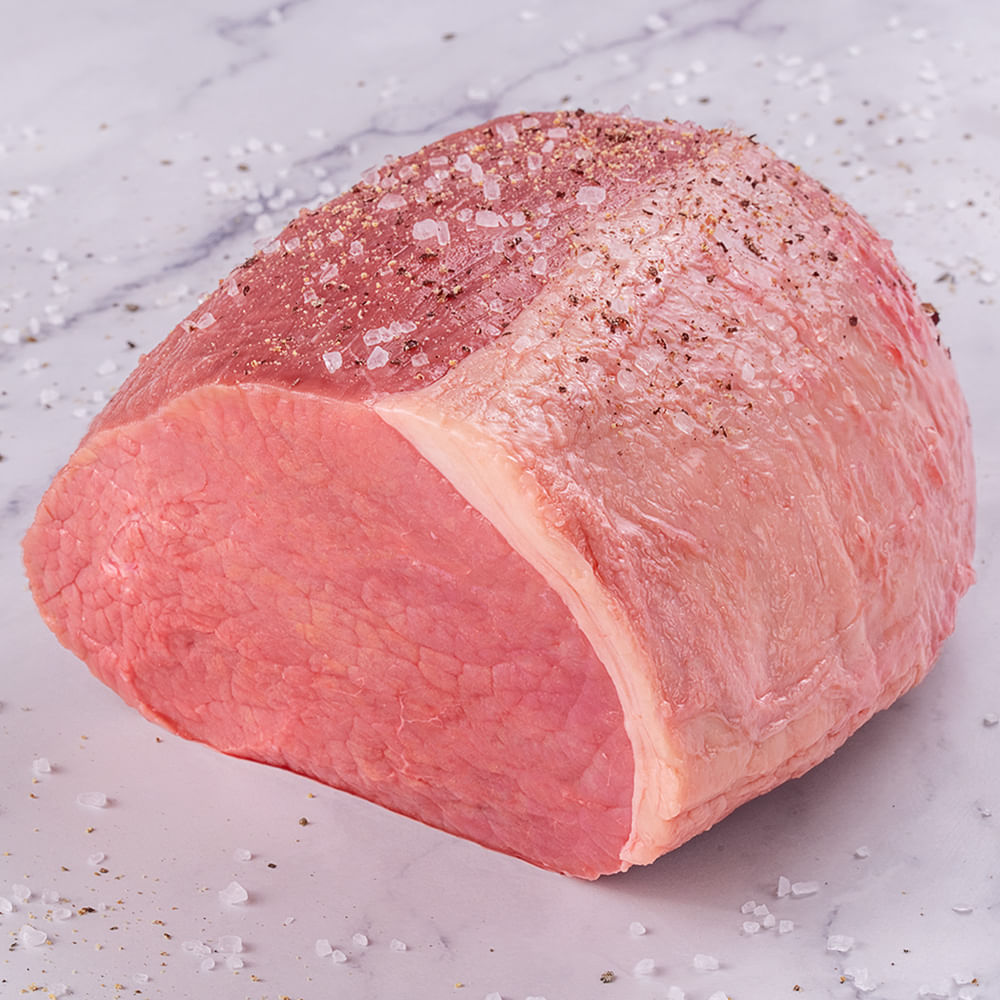 Receita de Lagarto assado com Farofa de Bacon