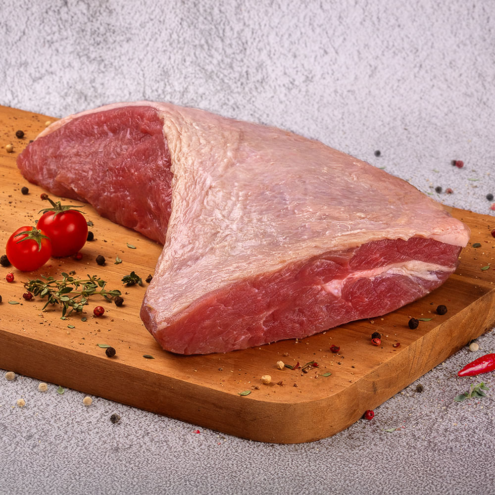 Receita de Maminha Assada com Confit de cebola, Cenoura e Aipo