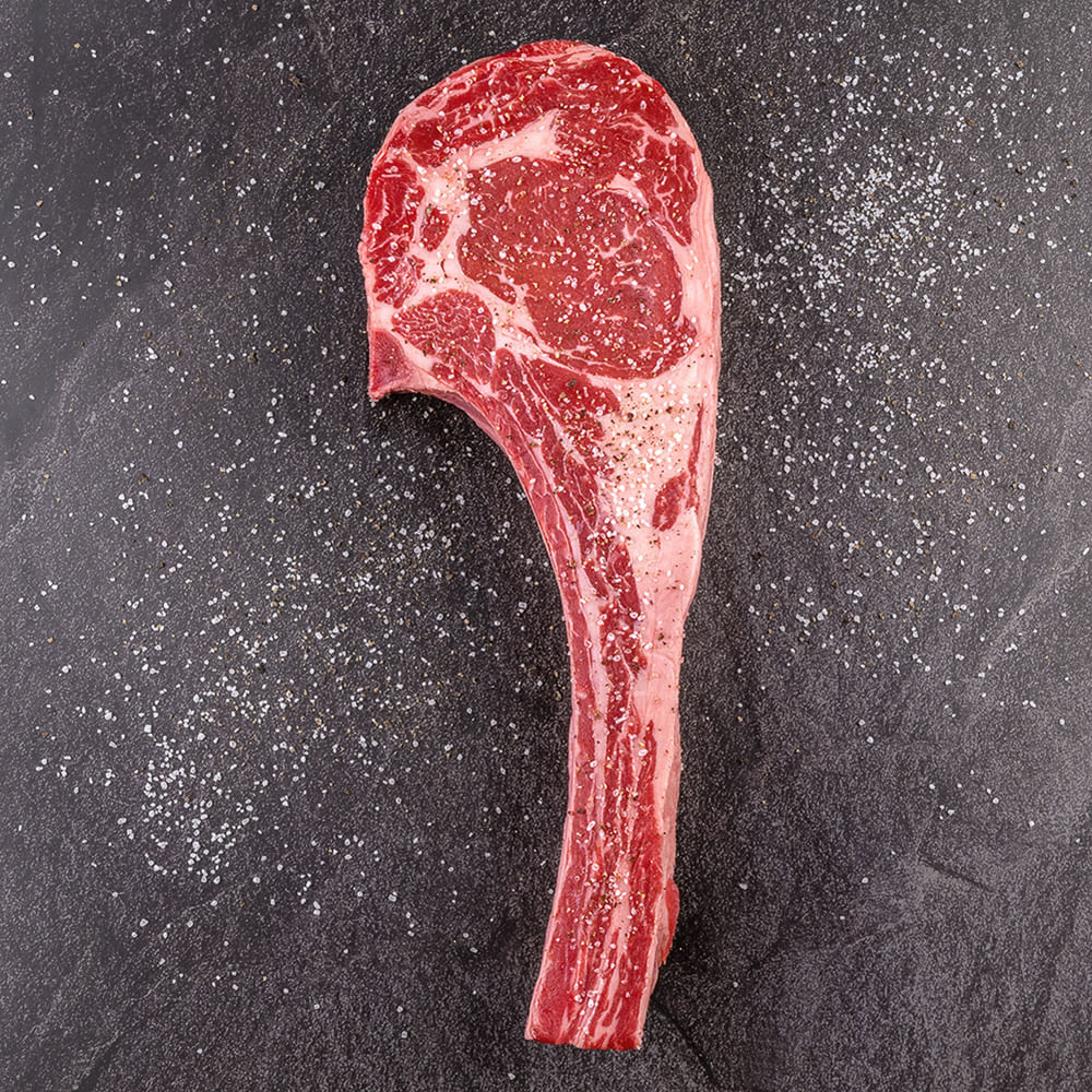 Receita de Tomahawk com Pão de Alho e Farofa