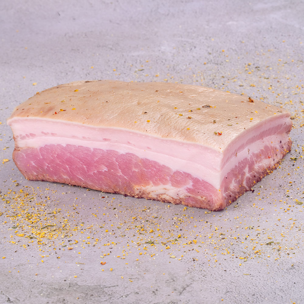 Receita de Panceta Suína com Farofa de Feijão
