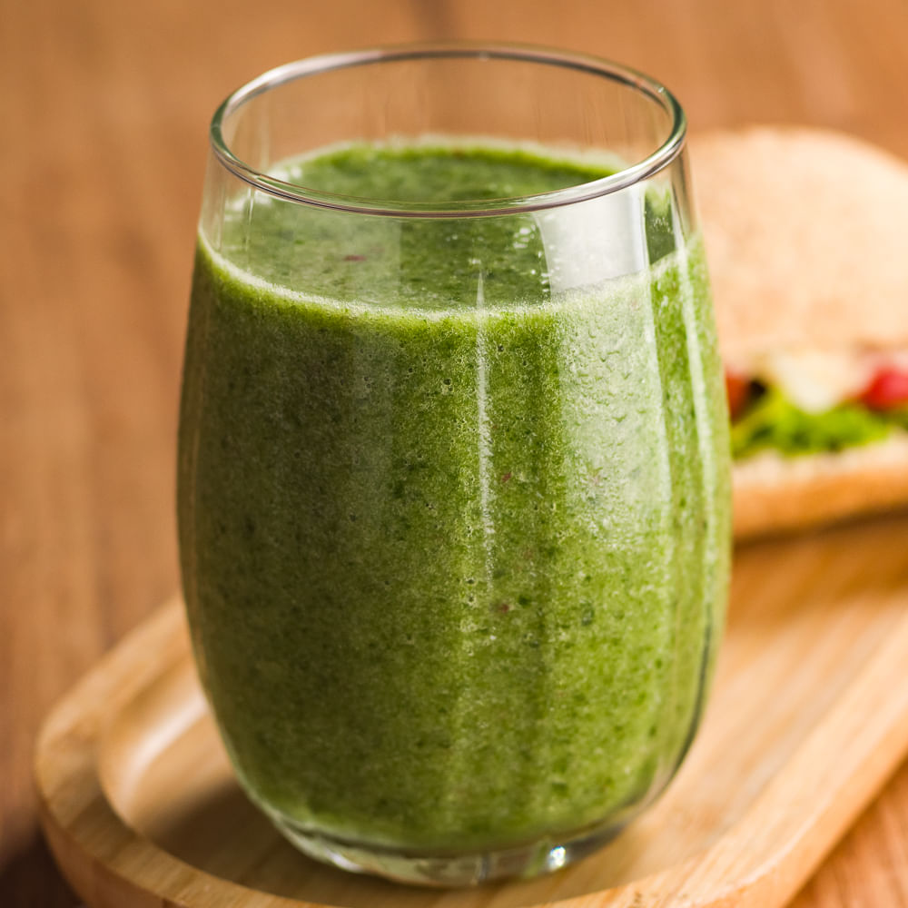 Receita de Smoothie de Suco Verde