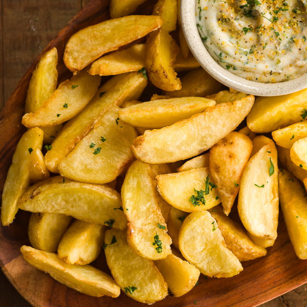 Receita de Batata rústica com ervas finas