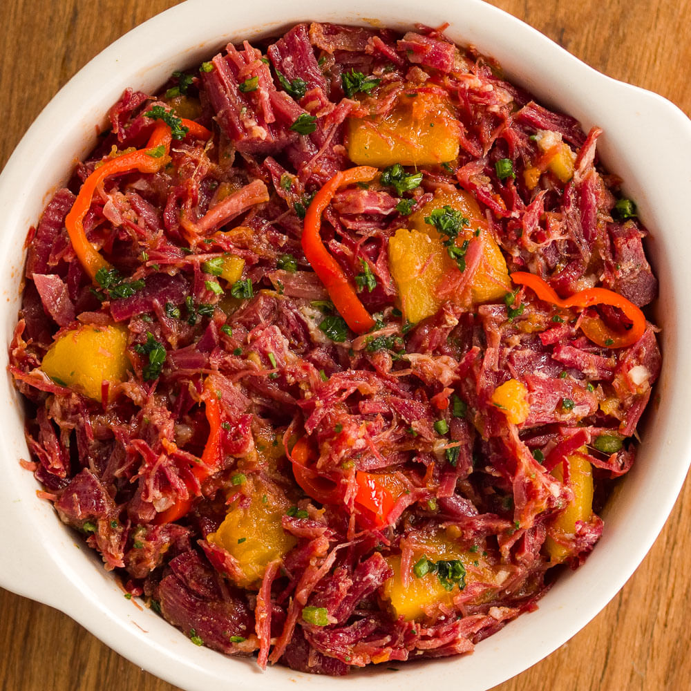 Receita de Cassoulet com Jerked Beef Suíno