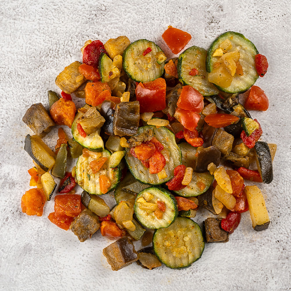 Receita de Ratatouille com tilápia grelhada