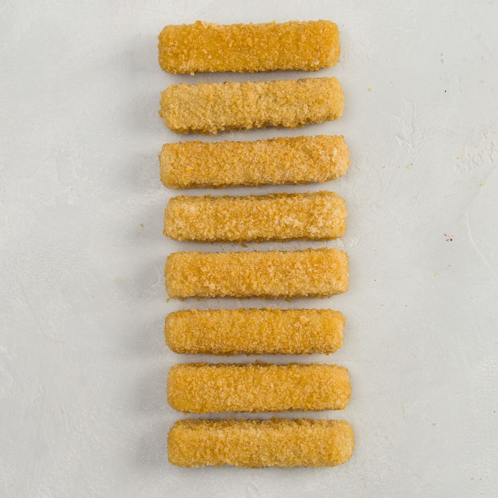 Receita de Tiras de filé de peixe empanado com molho de mostarda e mel