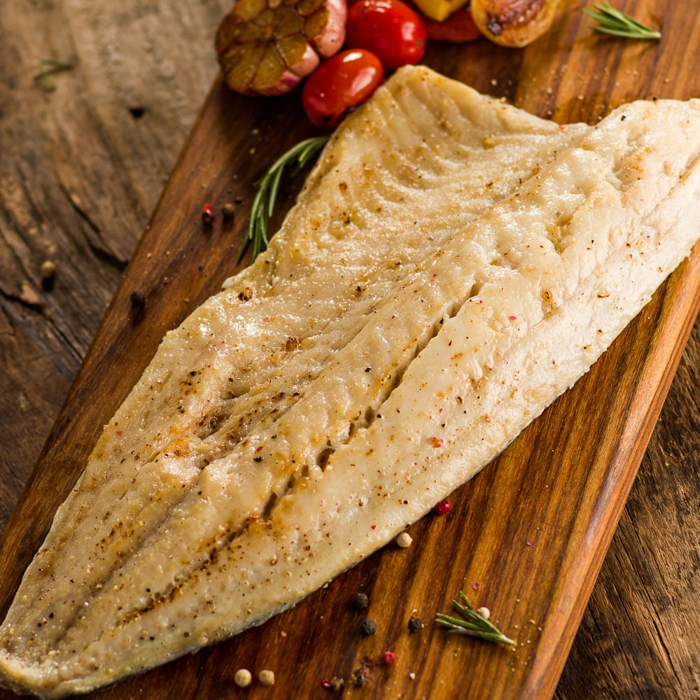 Receita de Filé de Saithe com legumes tostados