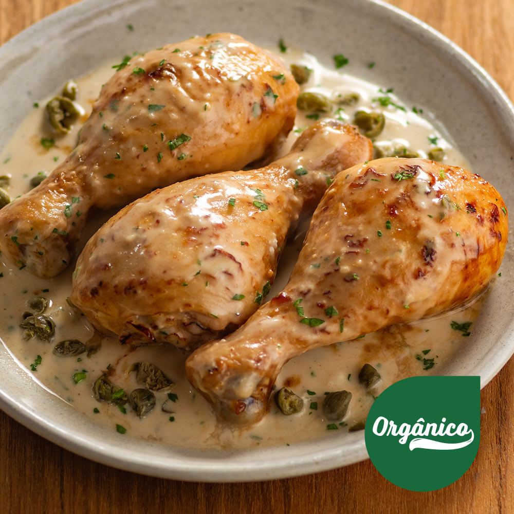 Receita de Coxas de frango ao molho de limão e alcaparras