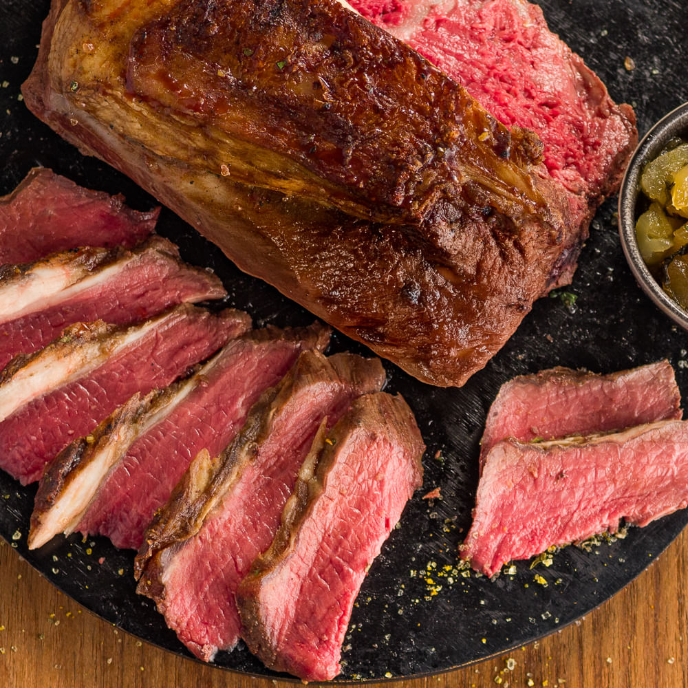 Receita de T-bone de cordeiro uruguaio com chutney de abacaxi