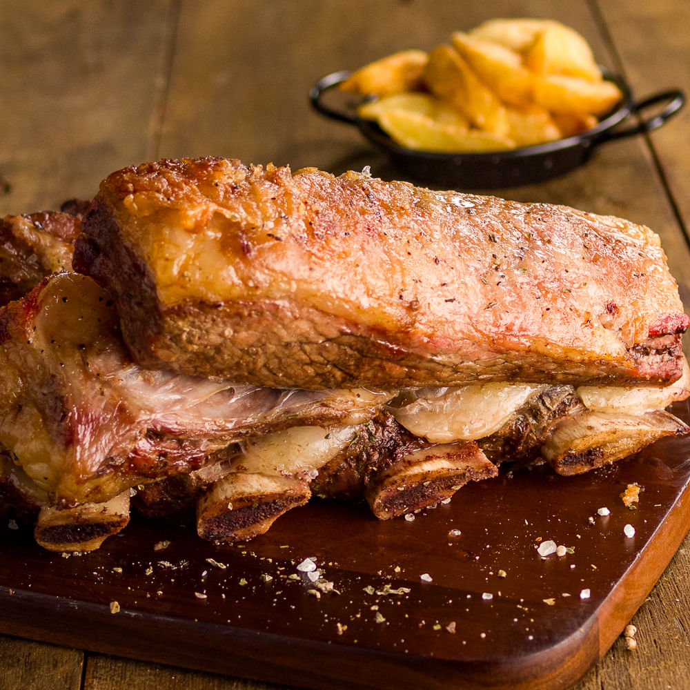 Receita de Costela do Traseiro com Batata Rústica