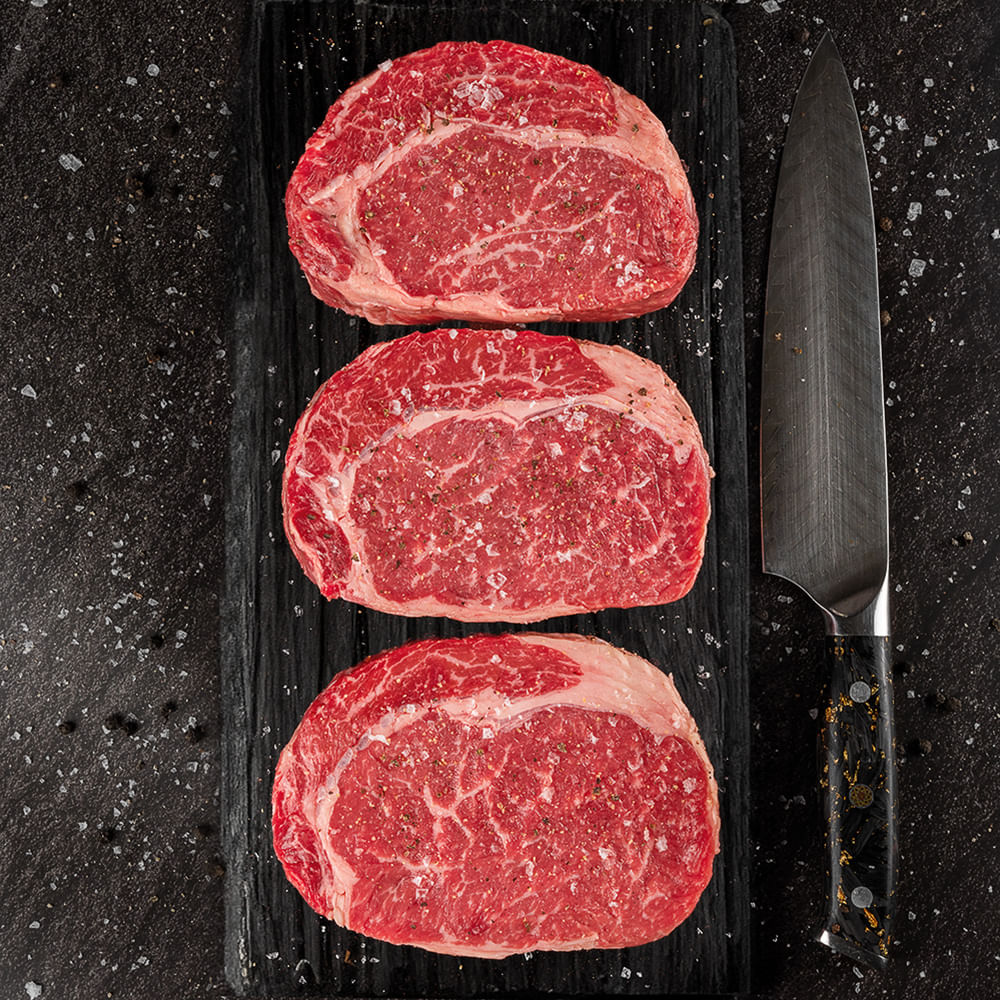 Receitas de Bife Ancho com Vinagrete de Salsinha