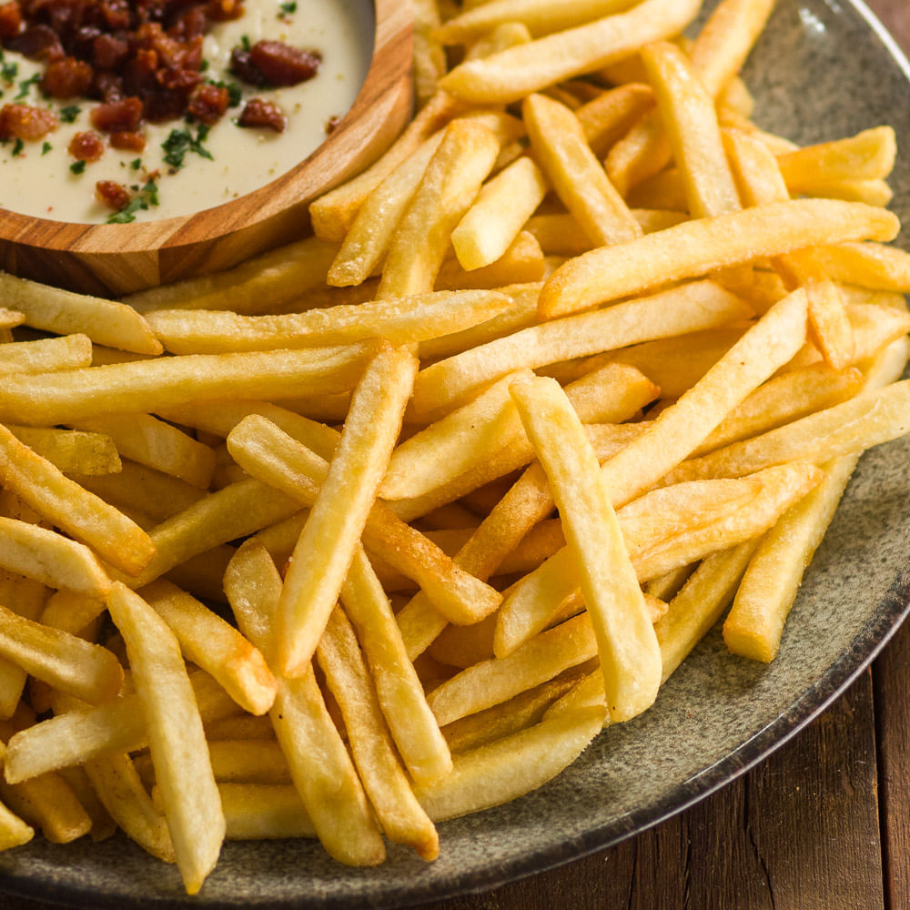 Receita de Batata frita com ketchup