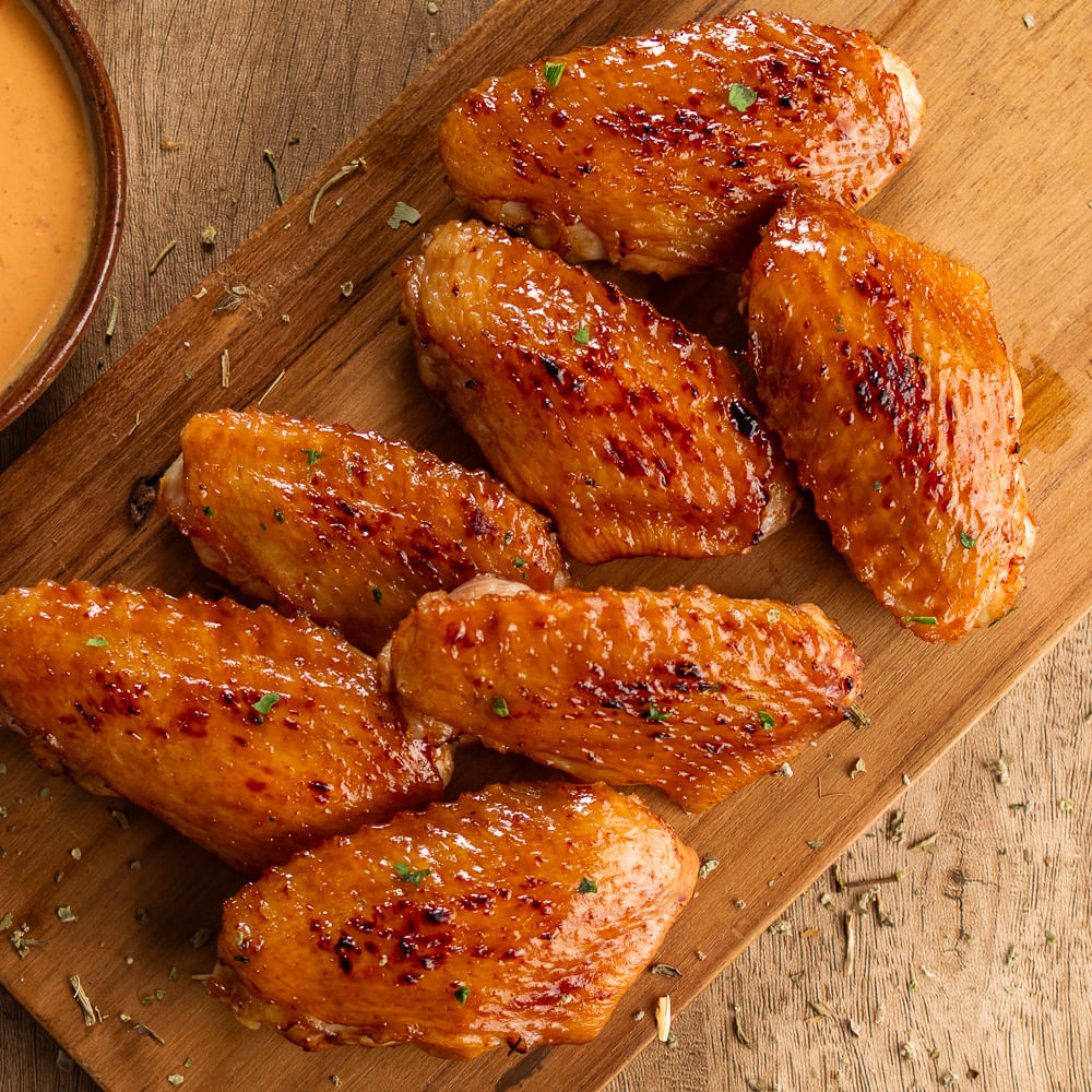 Receita de Tulipa de frango com molho de pimenta defumado