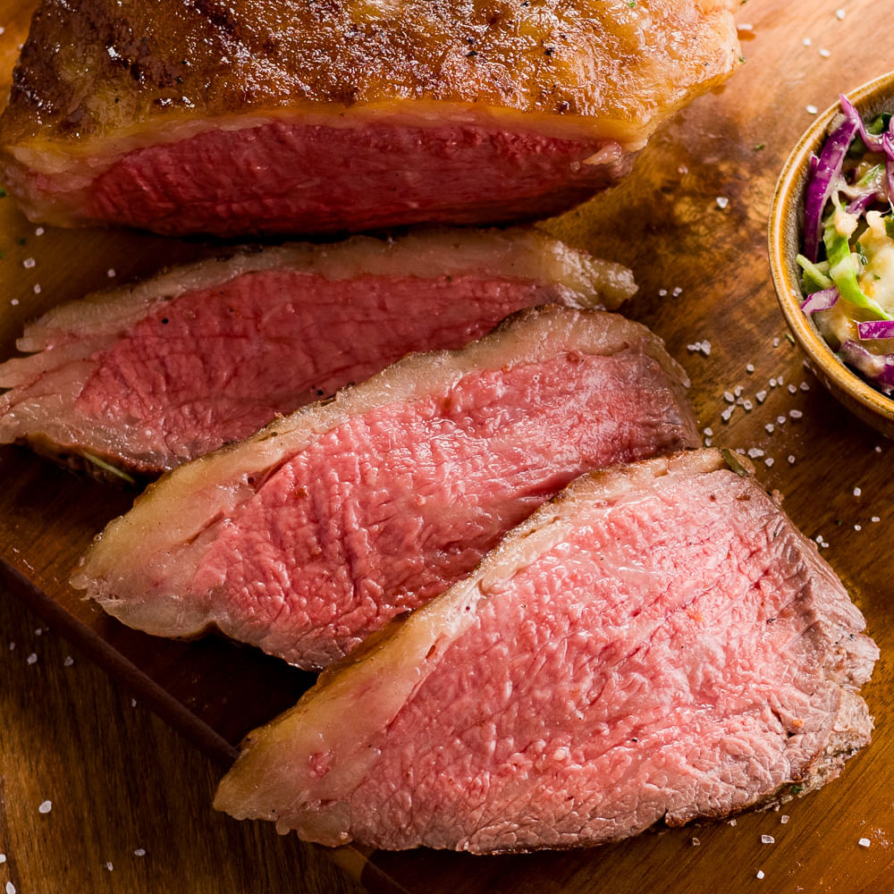 Receita de Maminha na brasa e salpicão com repolho