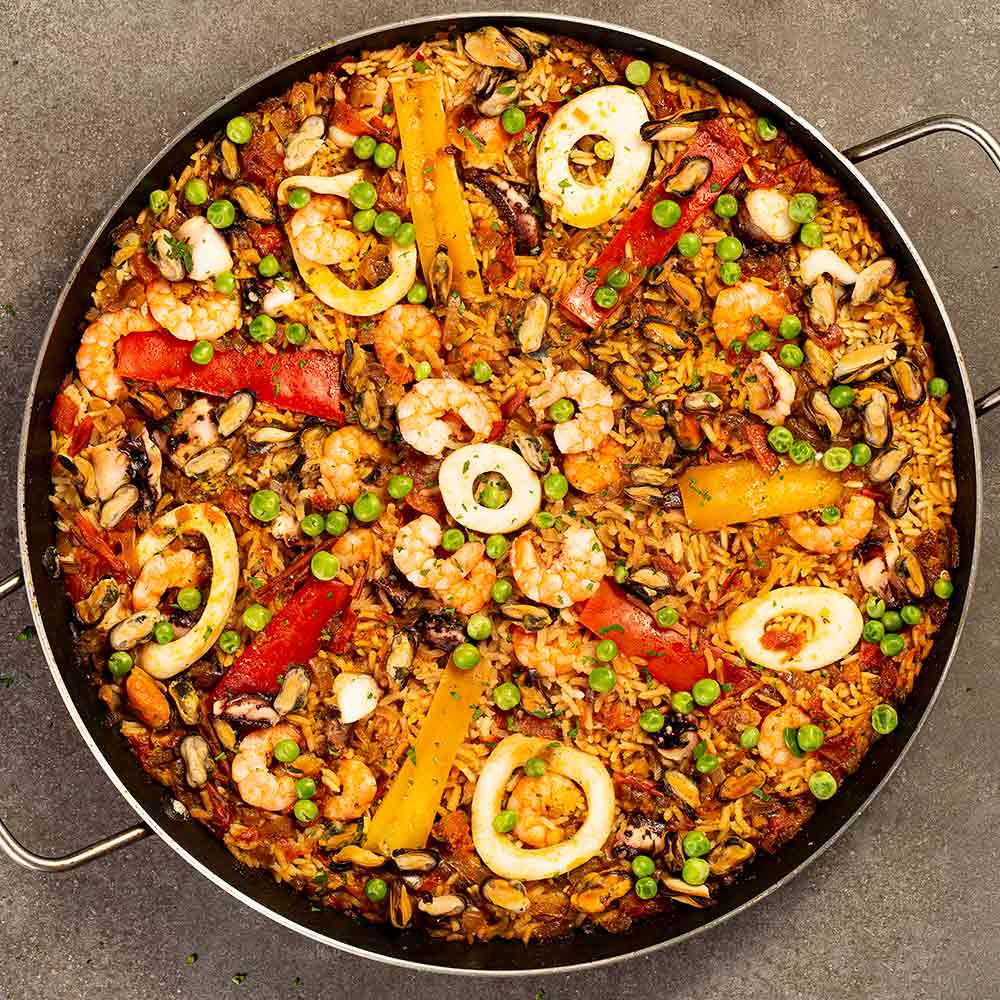 Paella de Frutos do Mar