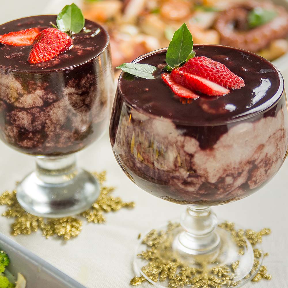 Mousse de açaí