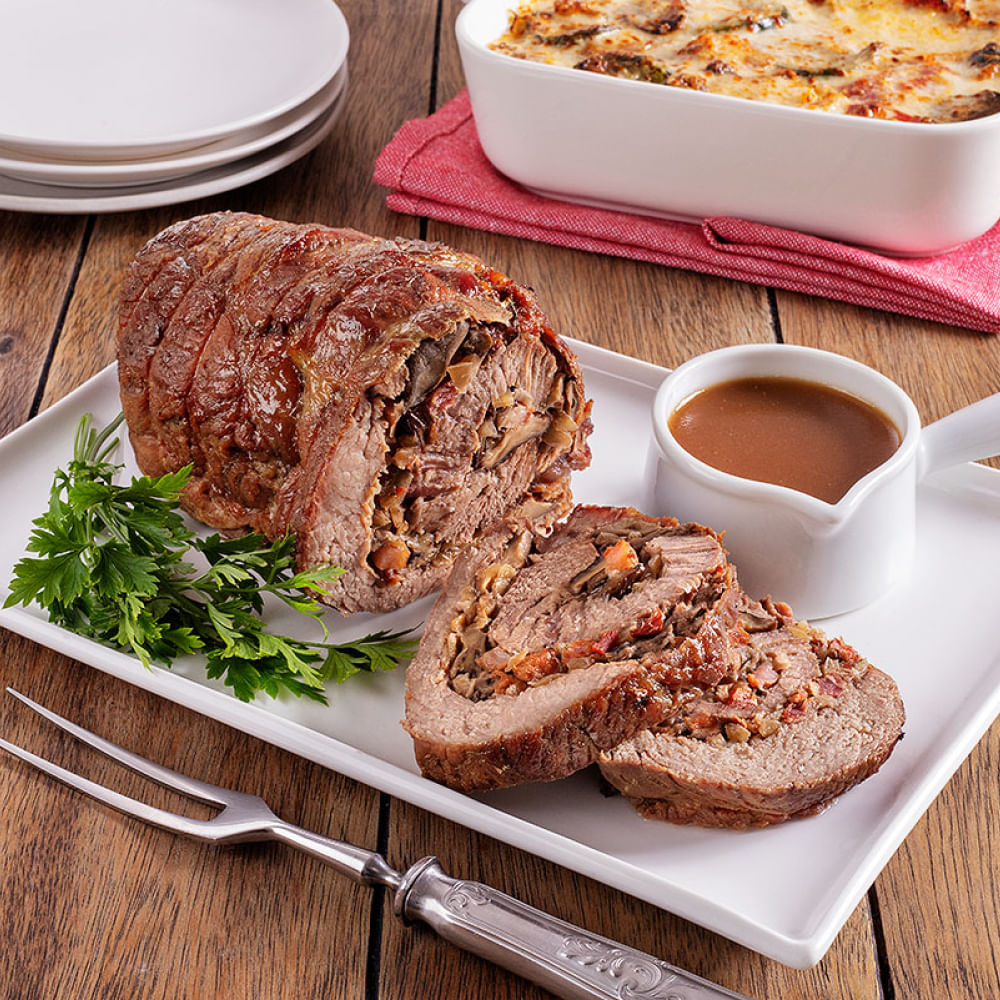 Alcatra Recheada Gratinado de Parrillada Campestre