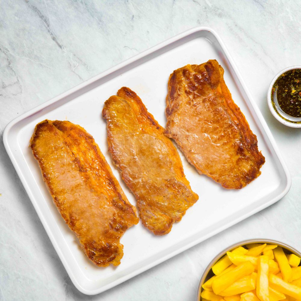 Receita de Bife de contra filé com fritas