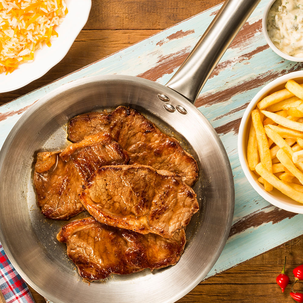 Receita de Bife de Contrafilé ao Molho Remoulade