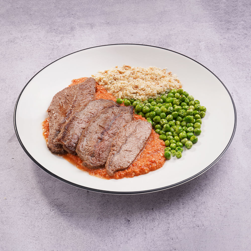 Receita de Bife de Raquete com Molho Romesco