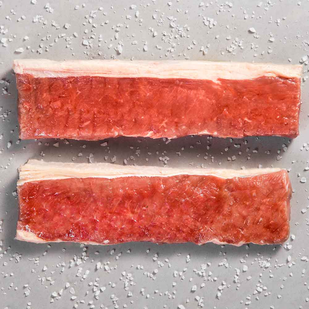 Receita de Bife de Tira de Contra Filé com Torrada de Alecrim