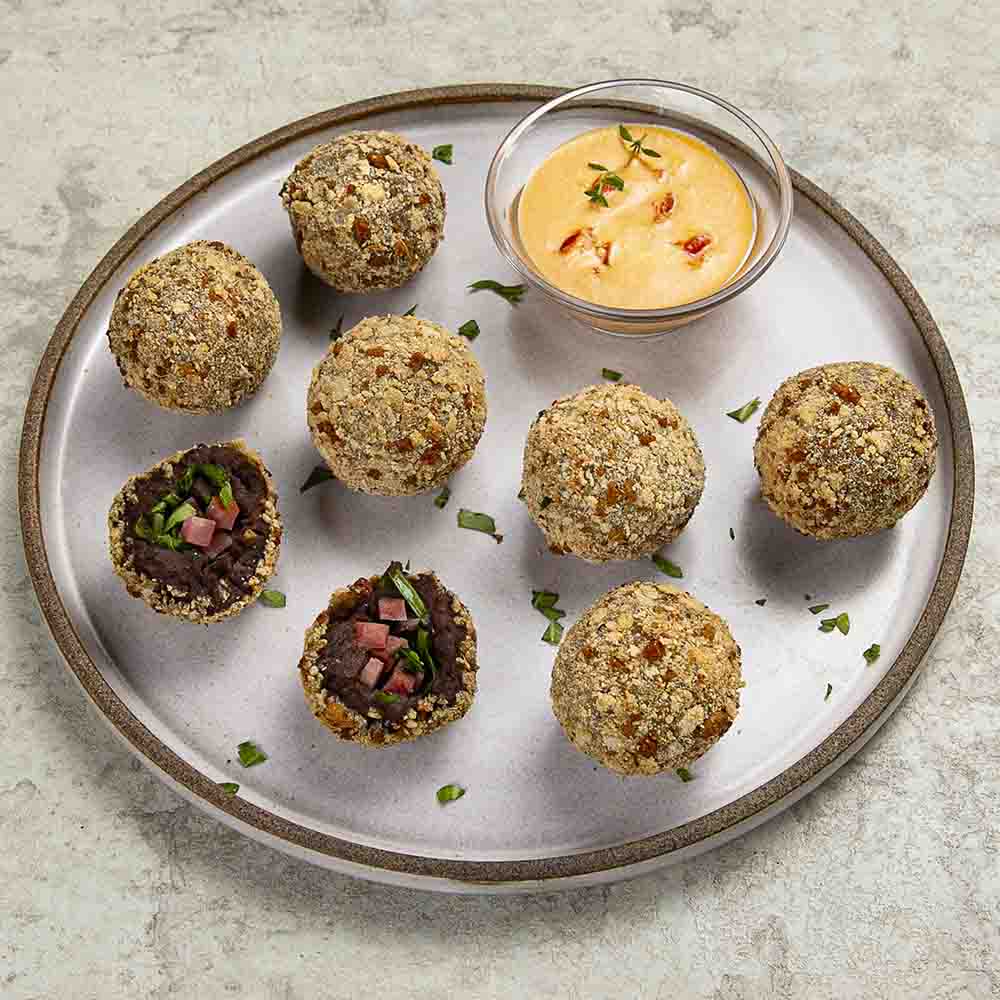 Receita de Bolinho de feijoada