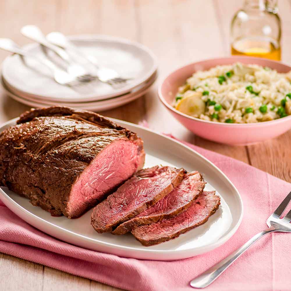 Receita de Bombom de Alcatra Assado com Especiarias e Arroz