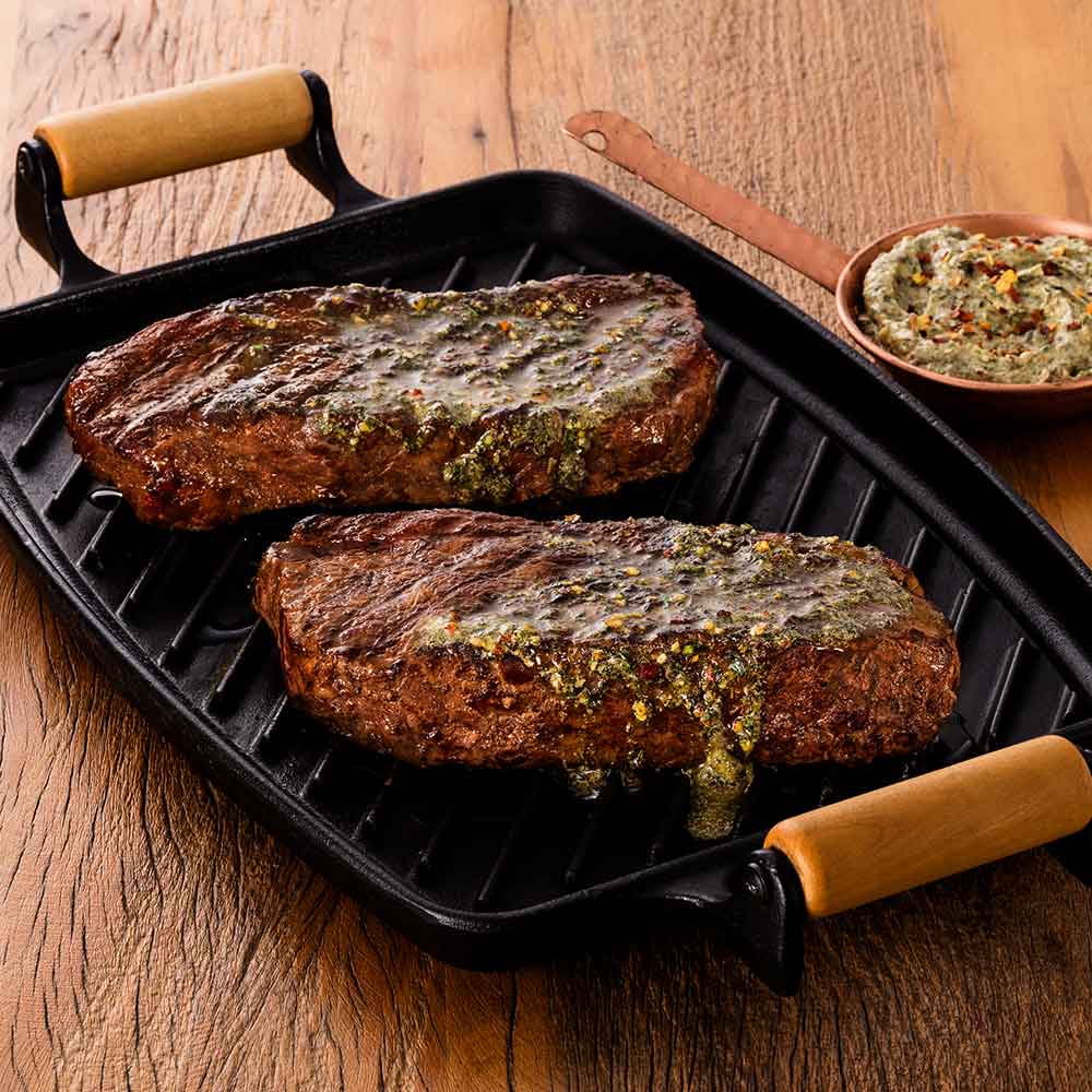 Receita de Contra Filé na Brasa Aveludado com Manteiga