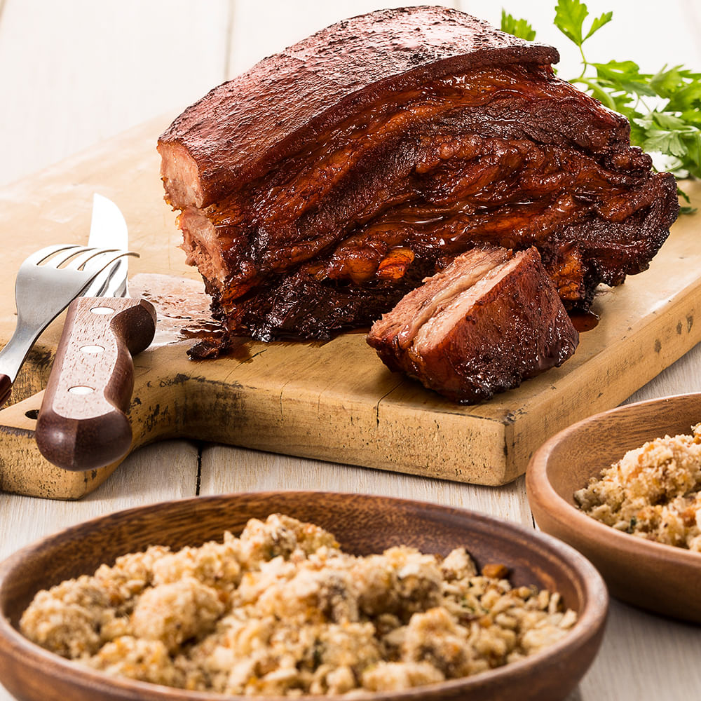 Receita de Costela Bovina com Especiarias e Farofa de Banana