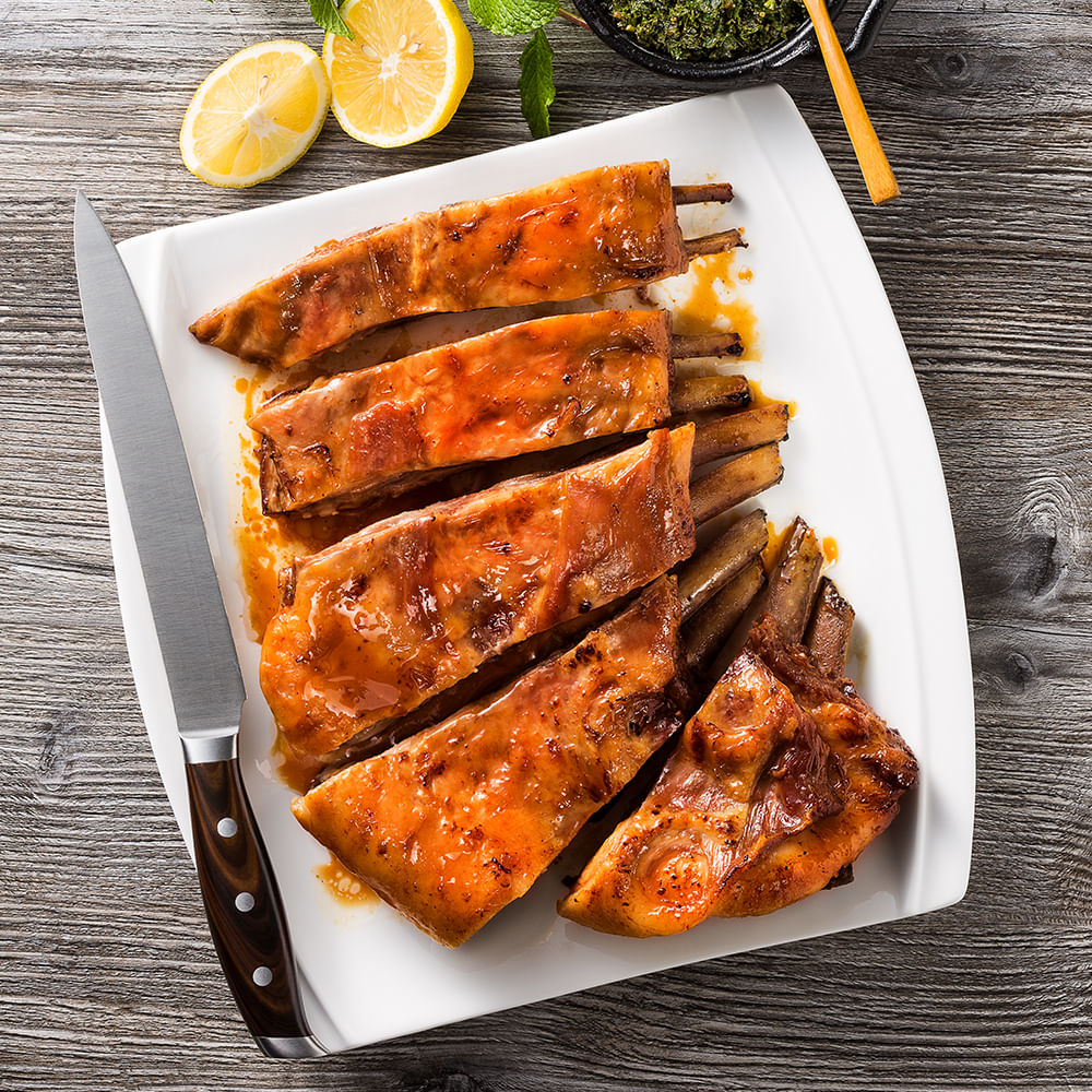 Receita de Costela de Cordeiro ao Molho de Hortelã