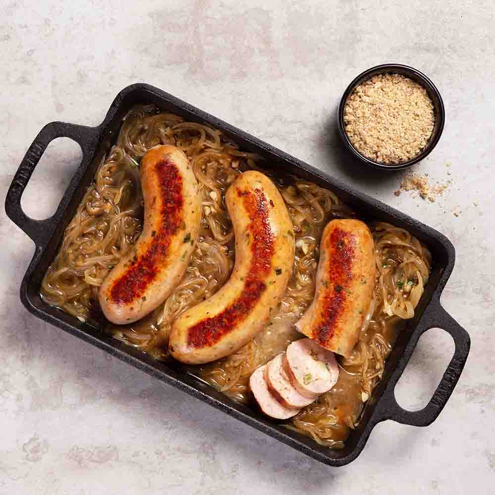 Linguiça Cuiabana Flambada na Cachaça