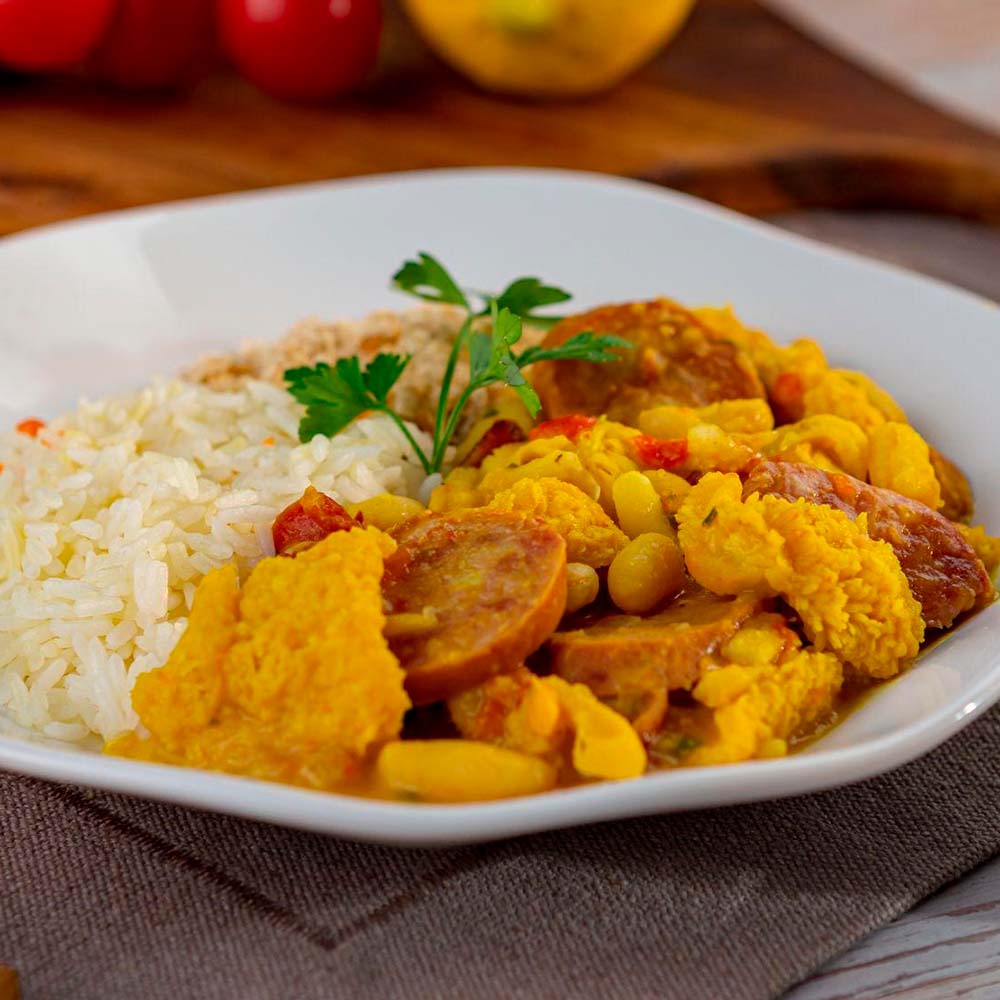 Receita de Dobradinha com Calabresa