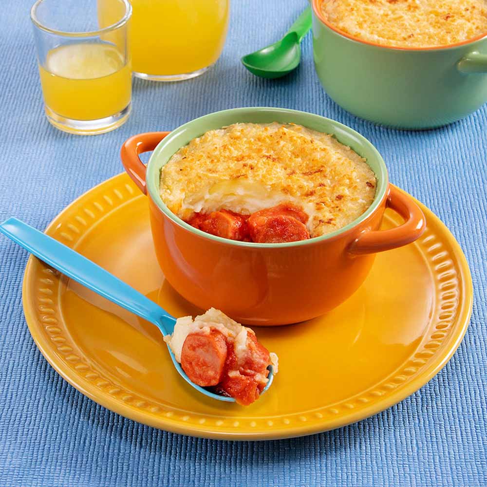 Receita de Escondidinho de Salsicha